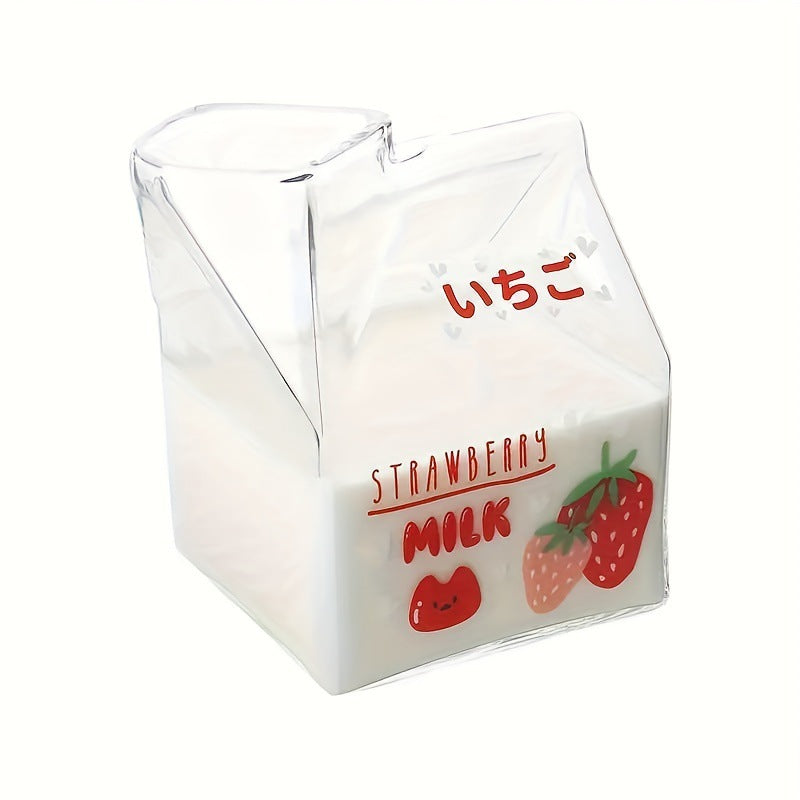Vaso Kawaii carton de leche
