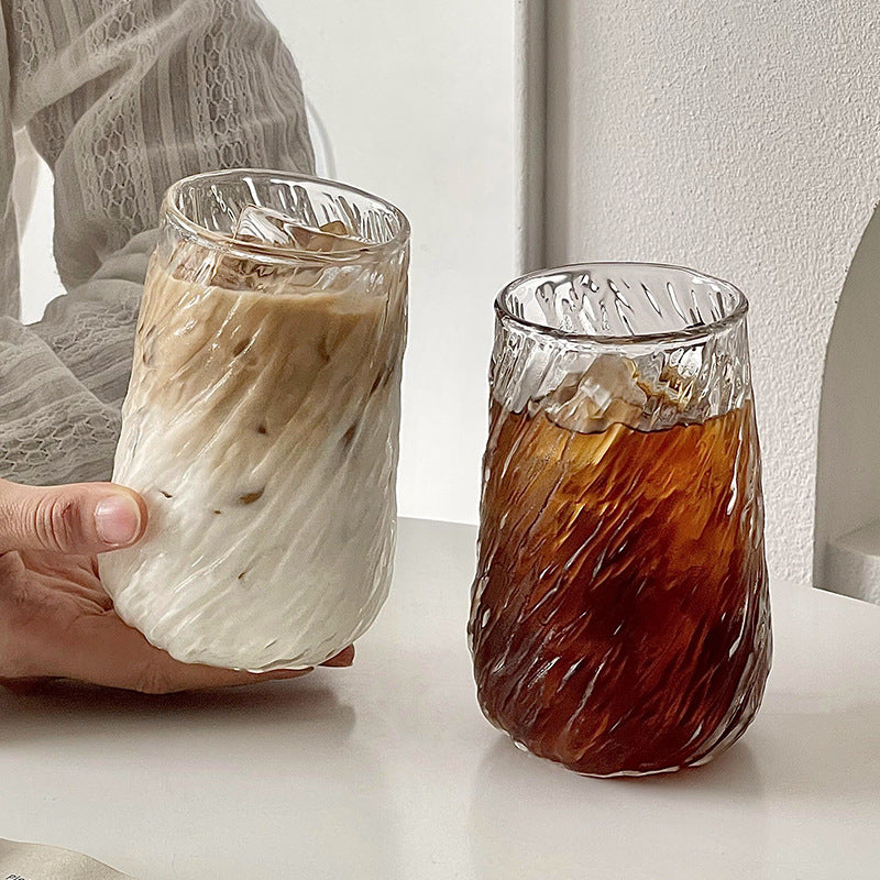 Vaso de cristal estilo japonés