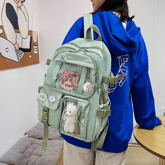 Creativa mochila kawaii personalizable