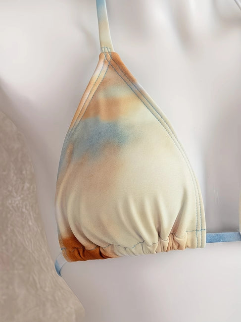 Bikini Kawaii para Mujer | Diseño Tie Dye Exclusivo | Estilo Medusa Único y Bonito