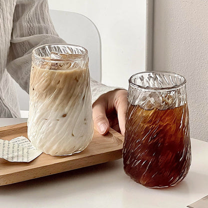 Vaso de cristal estilo japonés